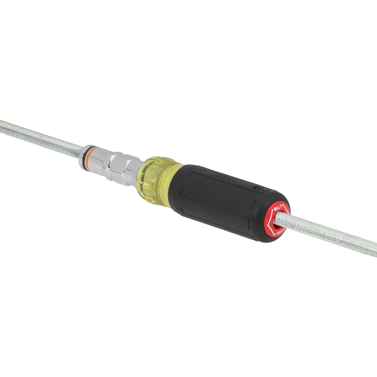 Klein Tools 328091 9-in-1 Pass Through Multi-Nut Driver - threaded rod through the handle