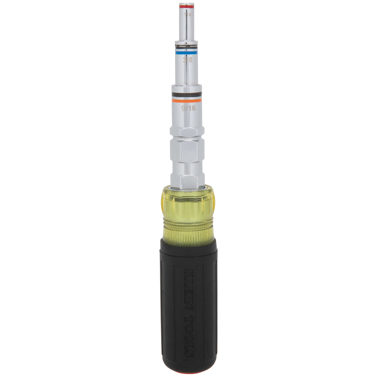 Klein Tools 328091 9-in-1 Pass Through Multi-Nut Driver - sockets stacked
