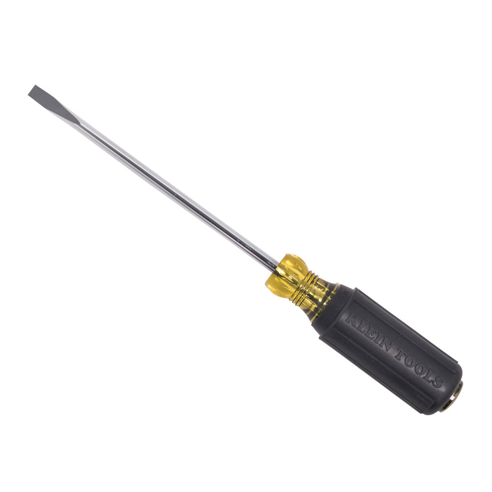 Klein Tools 605-6B Wire Bending Cabinet Tip Screwdriver - angled view
