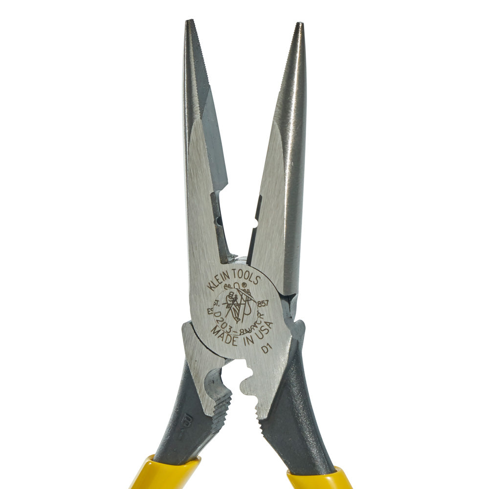 Klein Tools D203-8NCR 8-Inch Long Nose Side Cutting Pliers - view 3